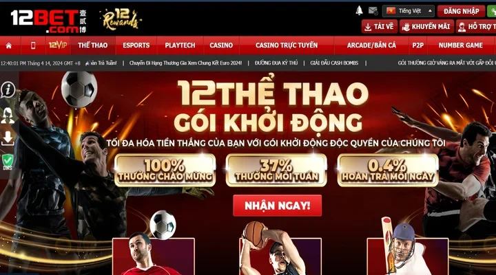 Cá cược thể thao 12bet có gì hấp dẫn?