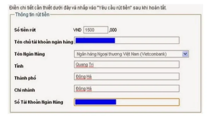 Các vấn đề thường gặp khi rút tiền 12bet